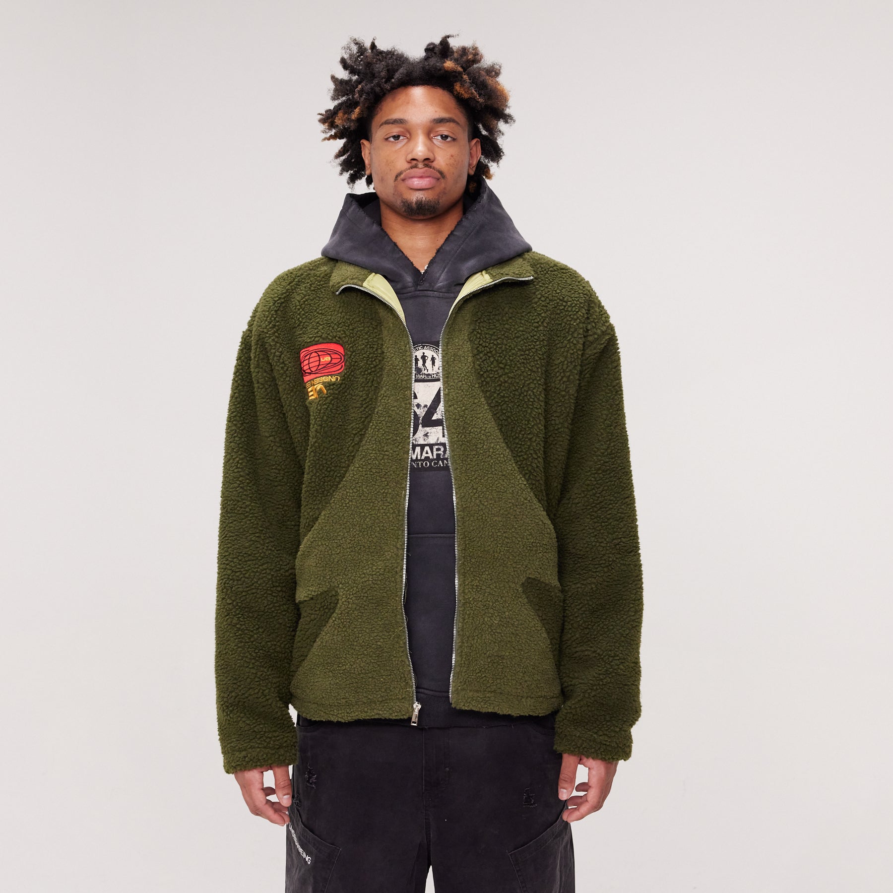 FOREST FLEECE ZIPUP