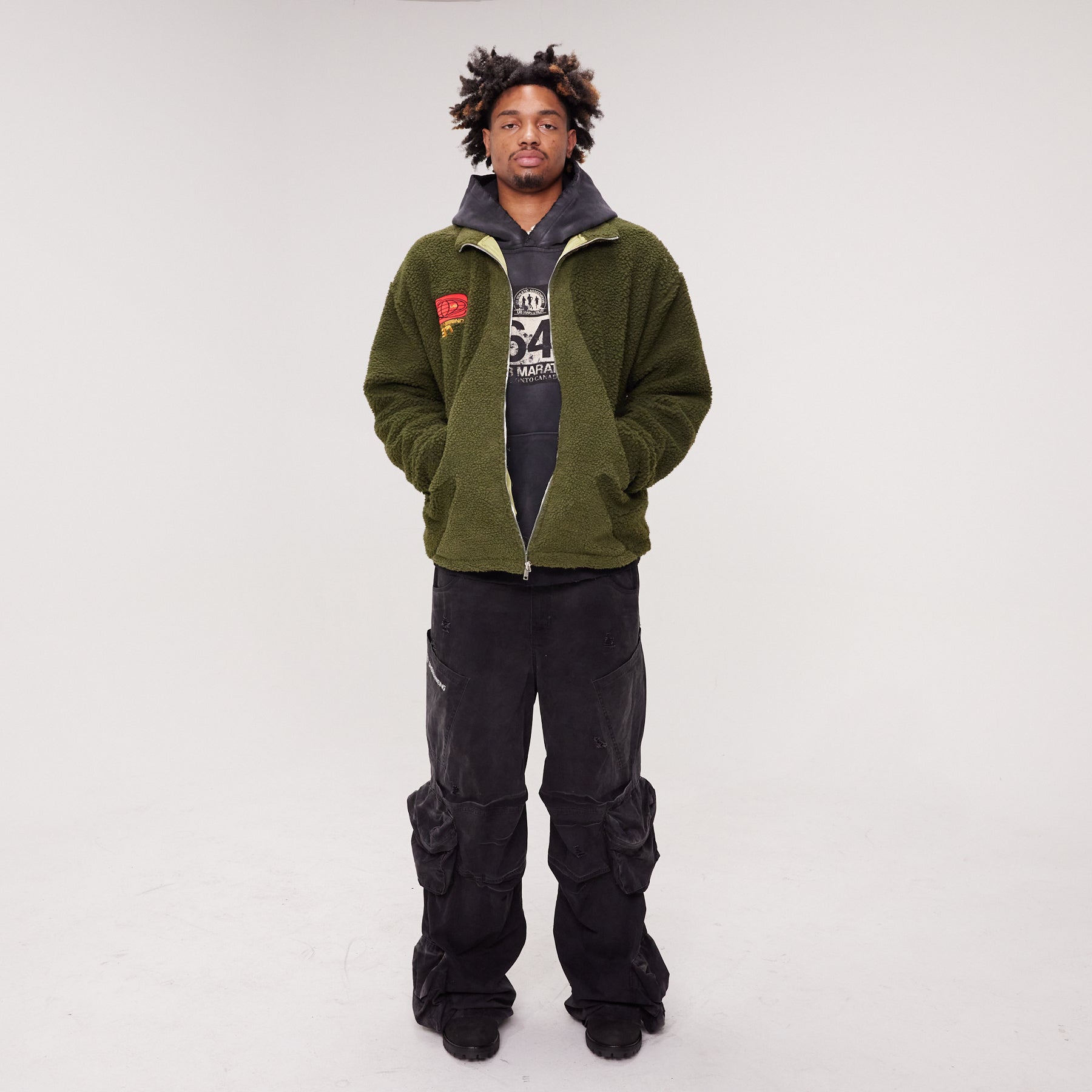FOREST FLEECE ZIPUP