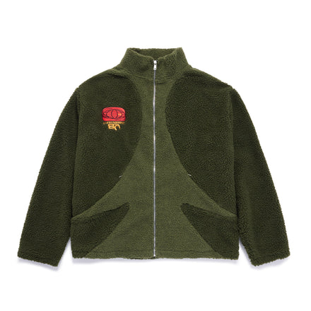 FOREST FLEECE ZIPUP