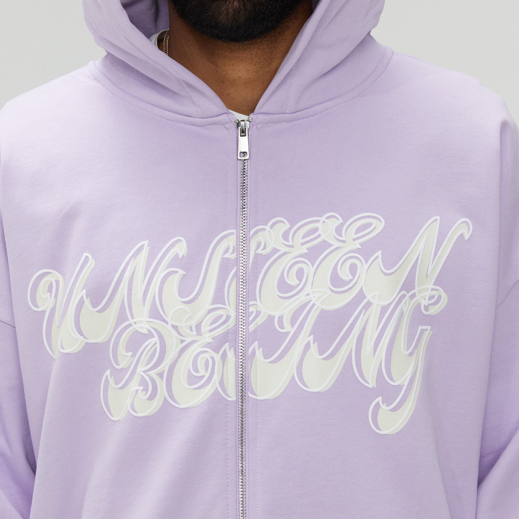 SCRIPT LOGO ZIP HOODIE