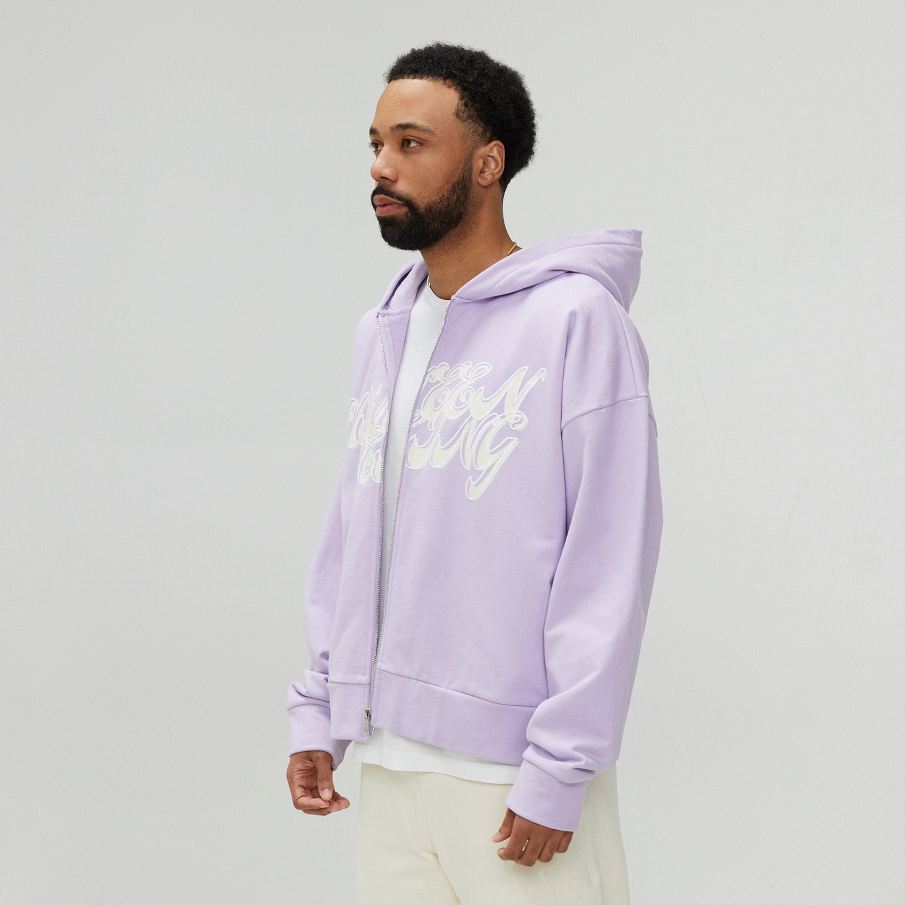 SCRIPT LOGO ZIP HOODIE