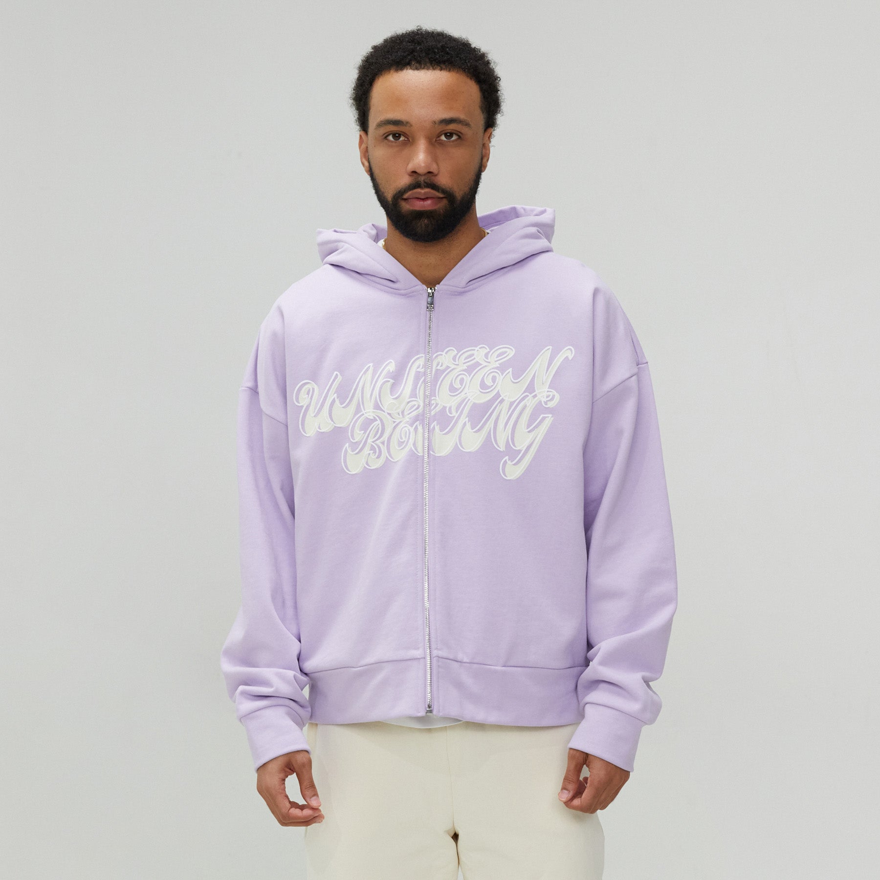 SCRIPT LOGO ZIP HOODIE